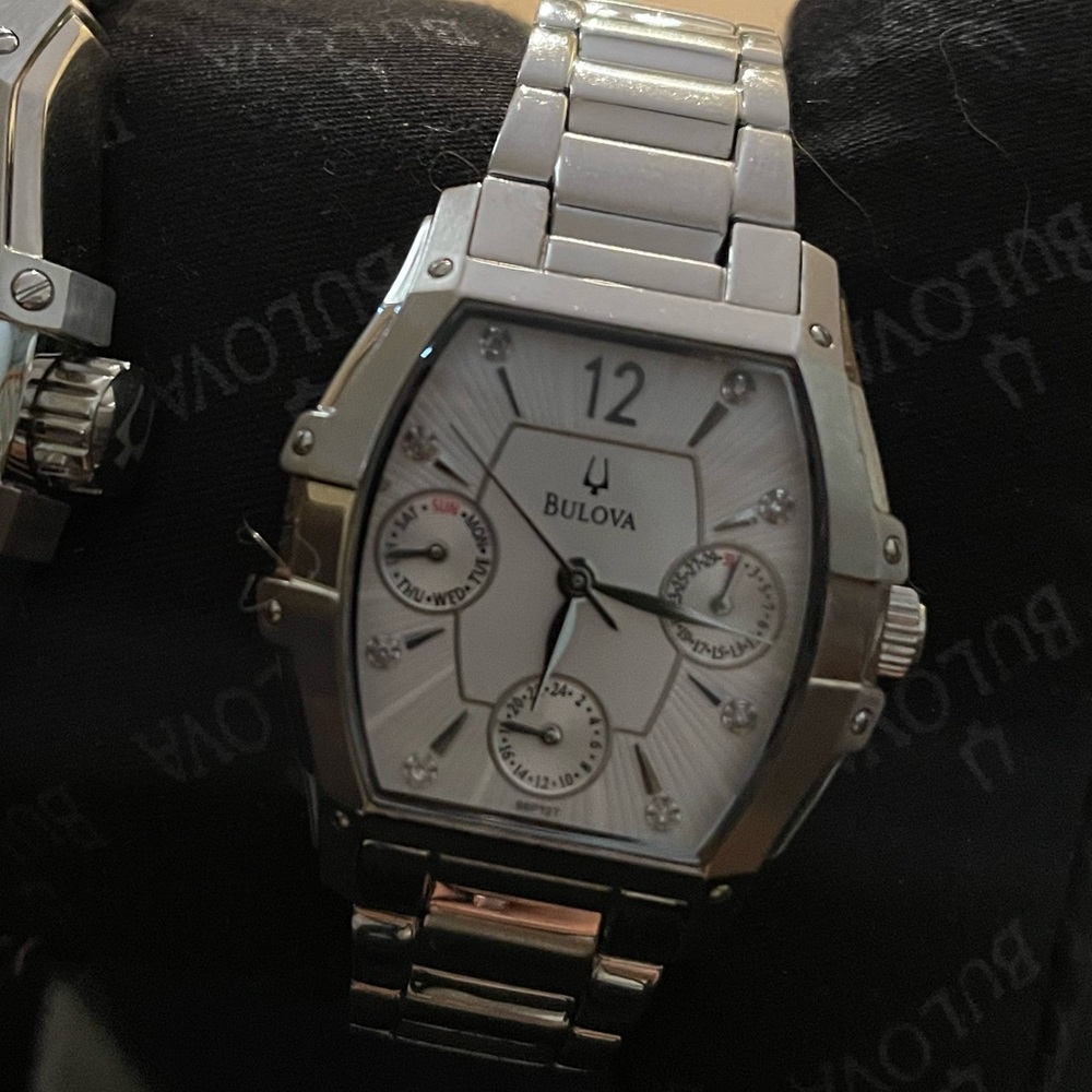 Bulova Silver Watch- Women